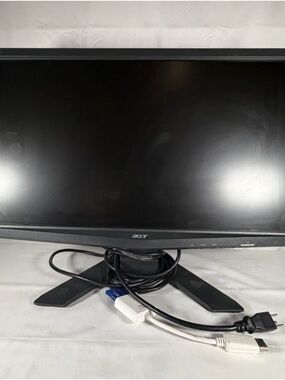 Acer Black LED External Monitor with Multiple Input Cables